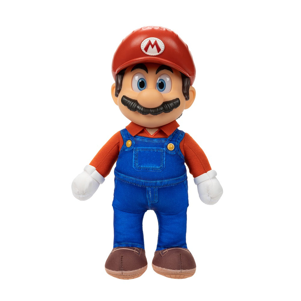 The Super Mario Bros. Movie 14-inch Posable Plush Mario