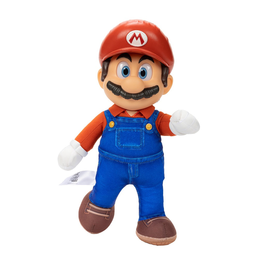 The Super Mario Bros. Movie 14-inch Posable Plush Mario