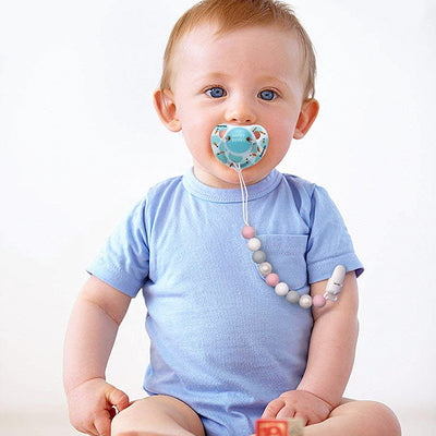 Vigo Teething Pacifier Clip Twin pack for Babies