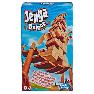 Jenga Bridge Block Stacking Game for Kids Ages 8 and Up