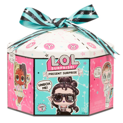 L.O.L. Surprise Present Surprise Series 2 Glitter Shimmer Star Sign Themed Doll