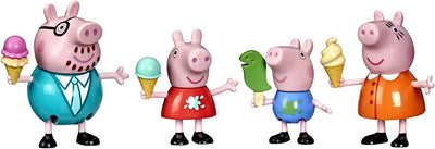 Peppa Pig Peppa's Adventures Peppa's Family Ice Cream Fun Figure 4-Pack Toy