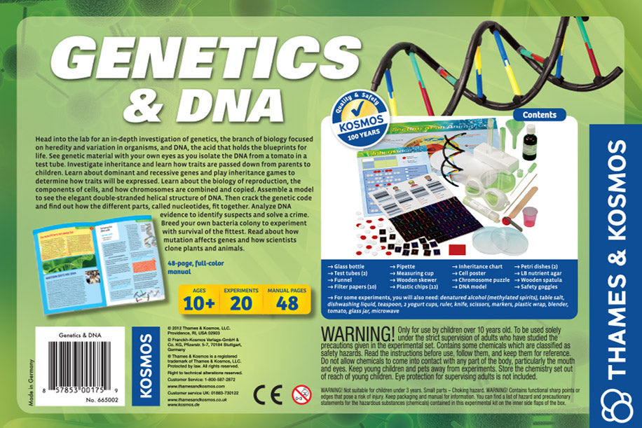 Thames & Kosmos Genetics & DNA Experiment Kit