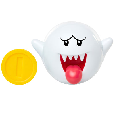 Super Mario 4 inch Boo with Coin Action Figure