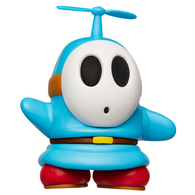 Super Mario 4 inch Shy Guy with Propeller Action Figure (Blue)