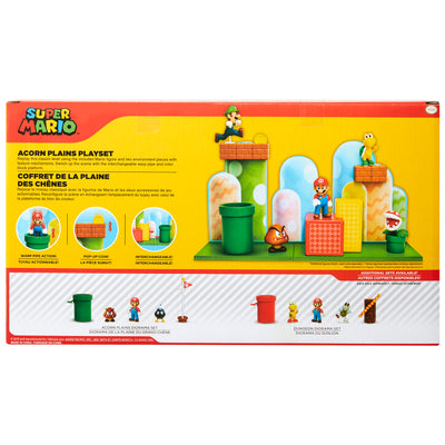 Super Mario Acorn Plains Playset with 2.5 inch Figures and Accessories