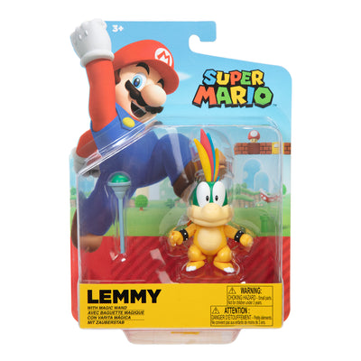 Super Mario 4 inch Lemmy with Magic Wand Action Figure