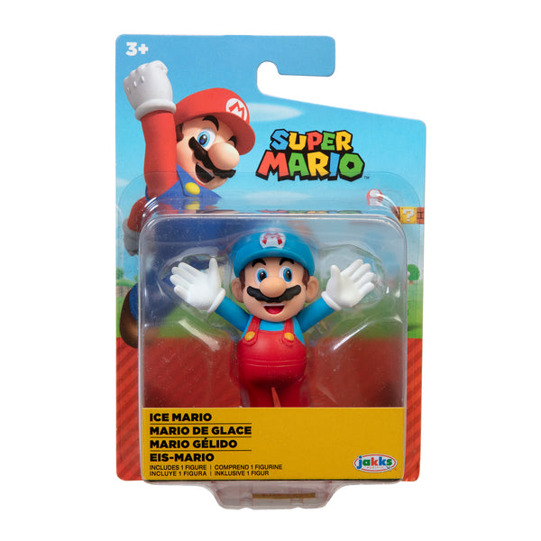 Figurine SUPER MARIO 4 Jouet de collection Mario Inch avec 1 Accessoire Up  Mushroom