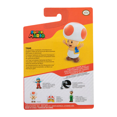 Super Mario 2.5 inch Toad Action Figure
