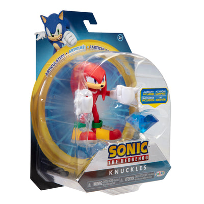 Sonic the Hedgehog 4 inch Knuckles with Emerald Action Figure