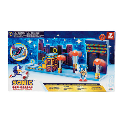 Sonic the Hedgehog Sonic Studiopolis Zone Playset 30th Anniversary Exclusive