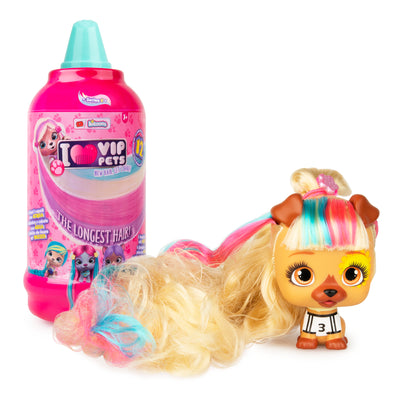 I LOVE VIP PETS 1 bot. Surprise Doll with Longest Hair Reveal, 12 to collect