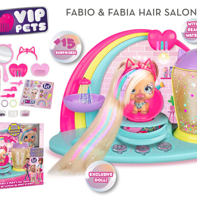 I LOVE VIP PETS Fabio & Fabia's Hair Salon Playset