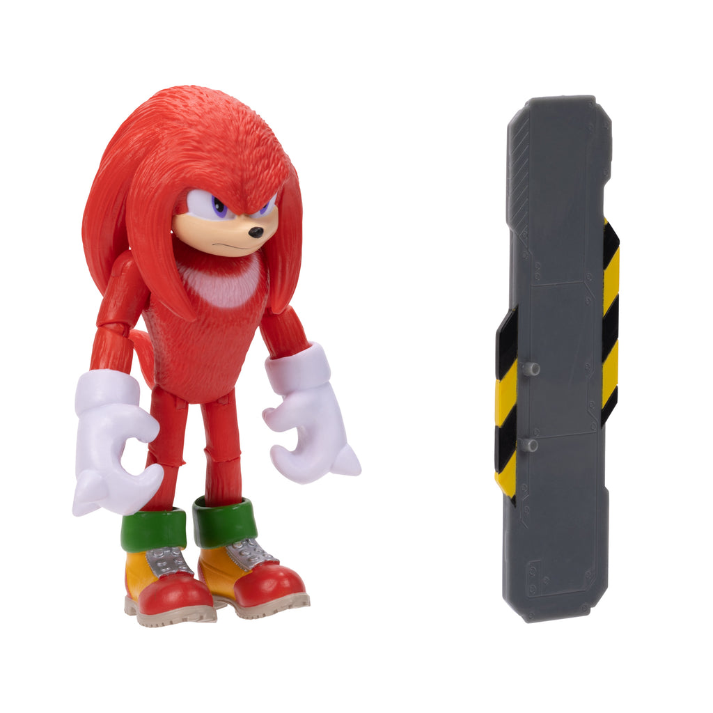 Sonic 2 The Hedgehog 4inch Knuckles Articulated Figure with Snow Rider