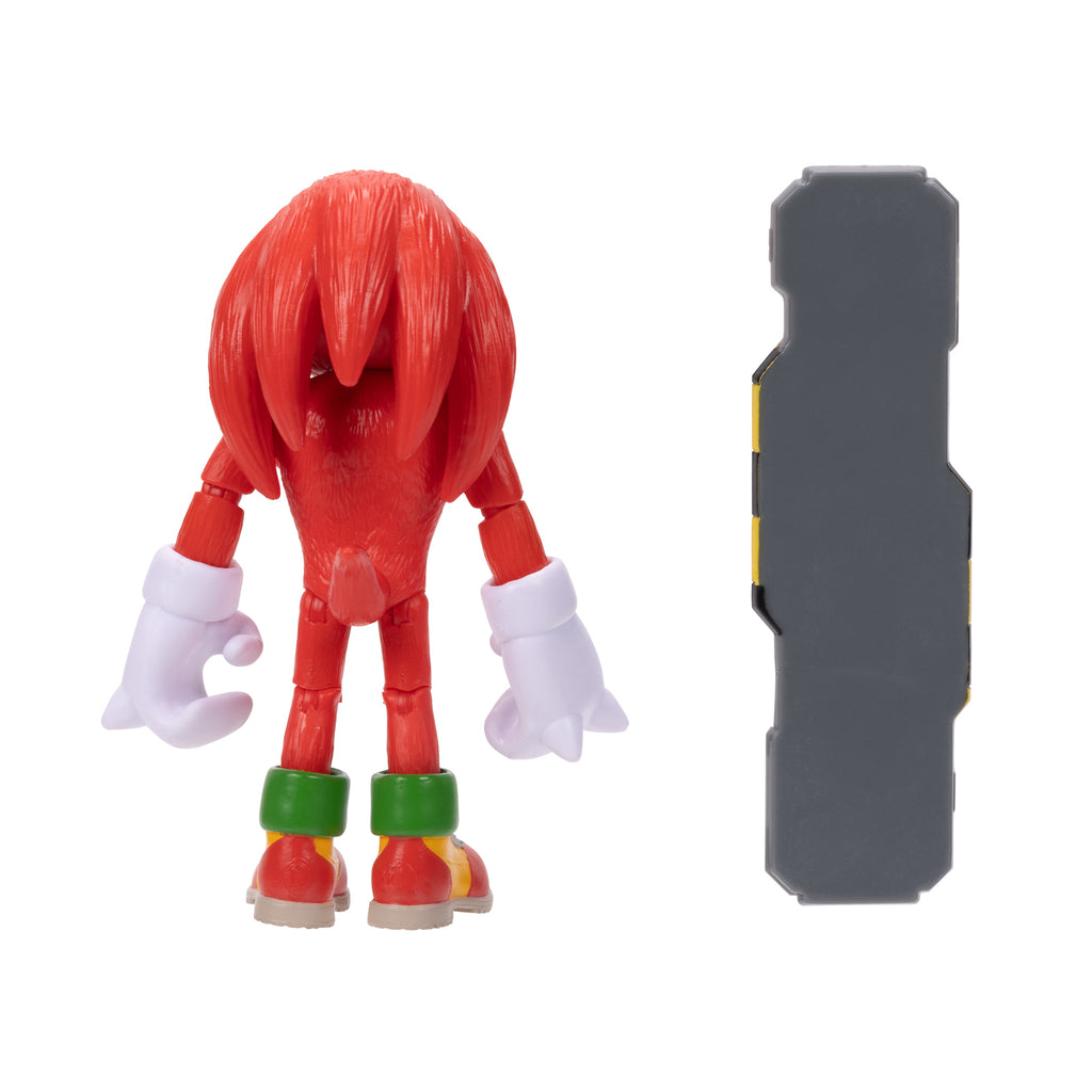 Sonic 2 The Hedgehog 4inch Knuckles Articulated Figure with Snow Rider