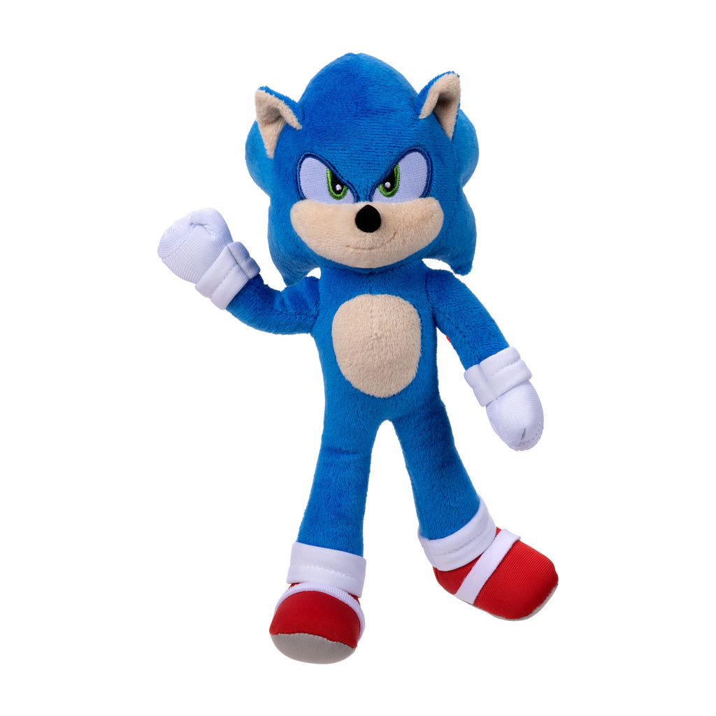 Sonic 2 the Hedgehog 9-inch Plush Sonic Action Figure, Soft Plush Toy