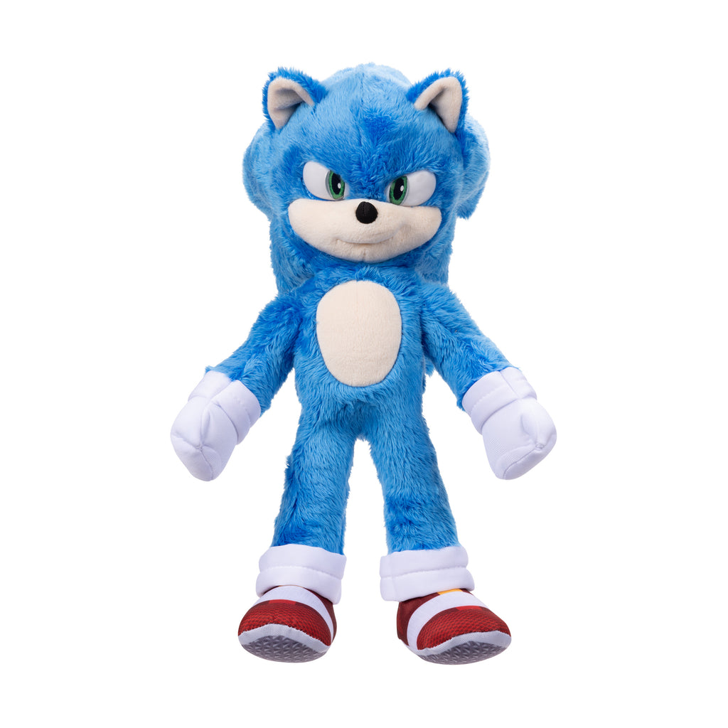 Sonic 2 The Hedgehog 13-inch Sonic Plush Action Figure, Soft Plush Toy