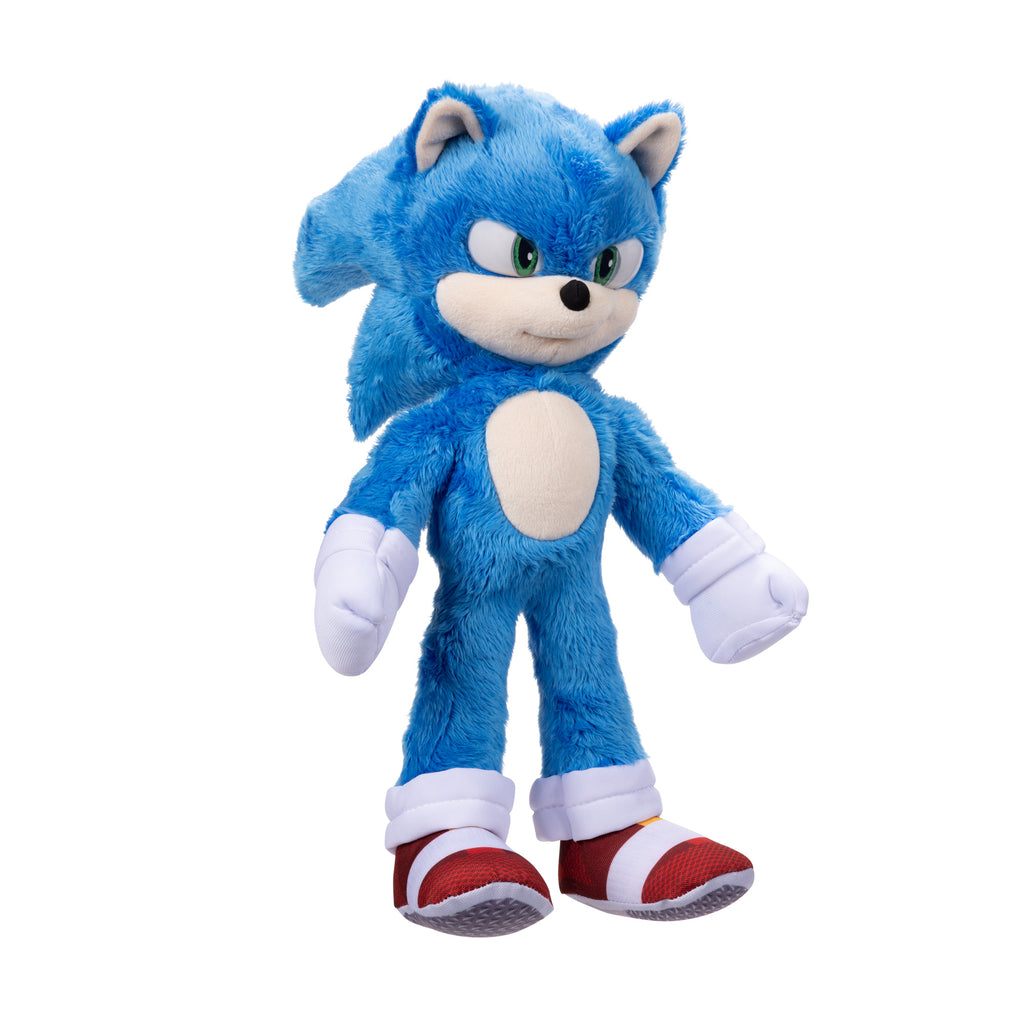 Sonic 2 The Hedgehog 13-inch Sonic Plush Action Figure, Soft Plush Toy