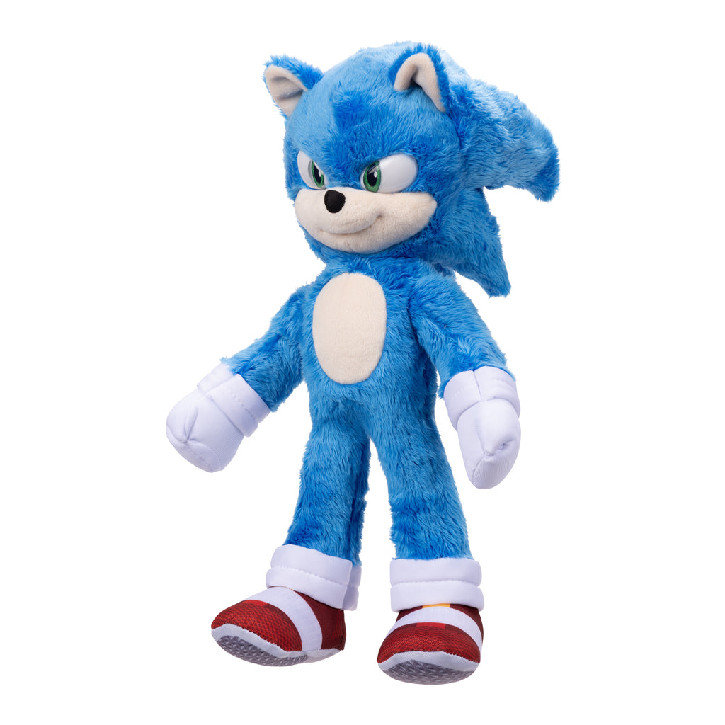 Sonic 2 The Hedgehog 13-inch Sonic Plush Action Figure, Soft Plush Toy