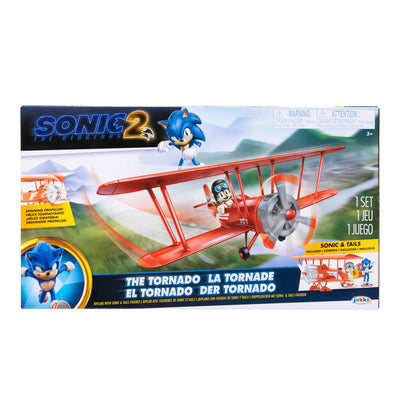 Sonic 2 the Hedgehog The Movie Tornado Biplane Playset