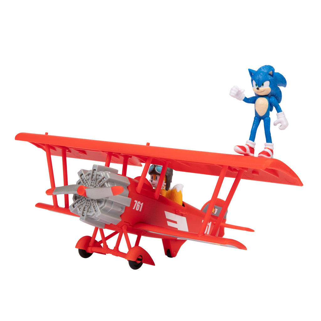 Sonic 2 the Hedgehog The Movie Tornado Biplane Playset