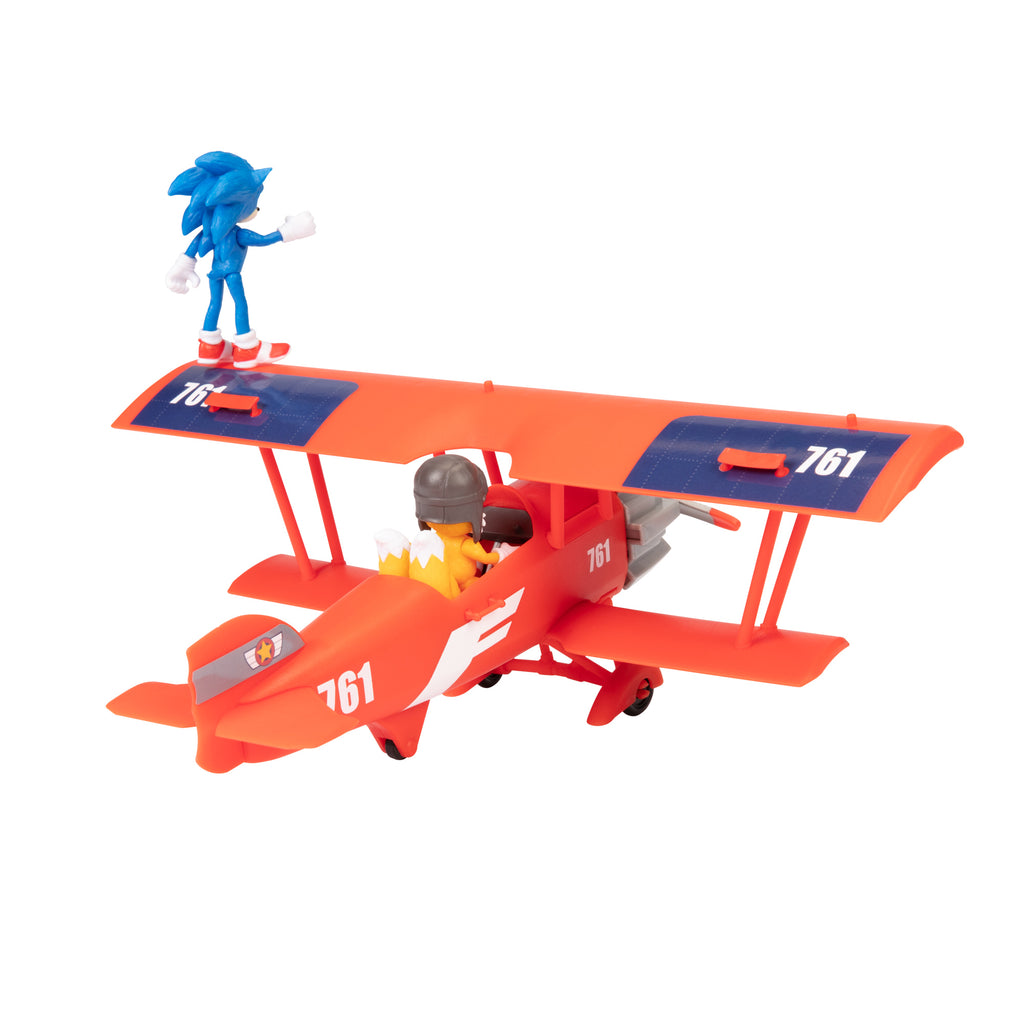 Sonic 2 the Hedgehog The Movie Tornado Biplane Playset