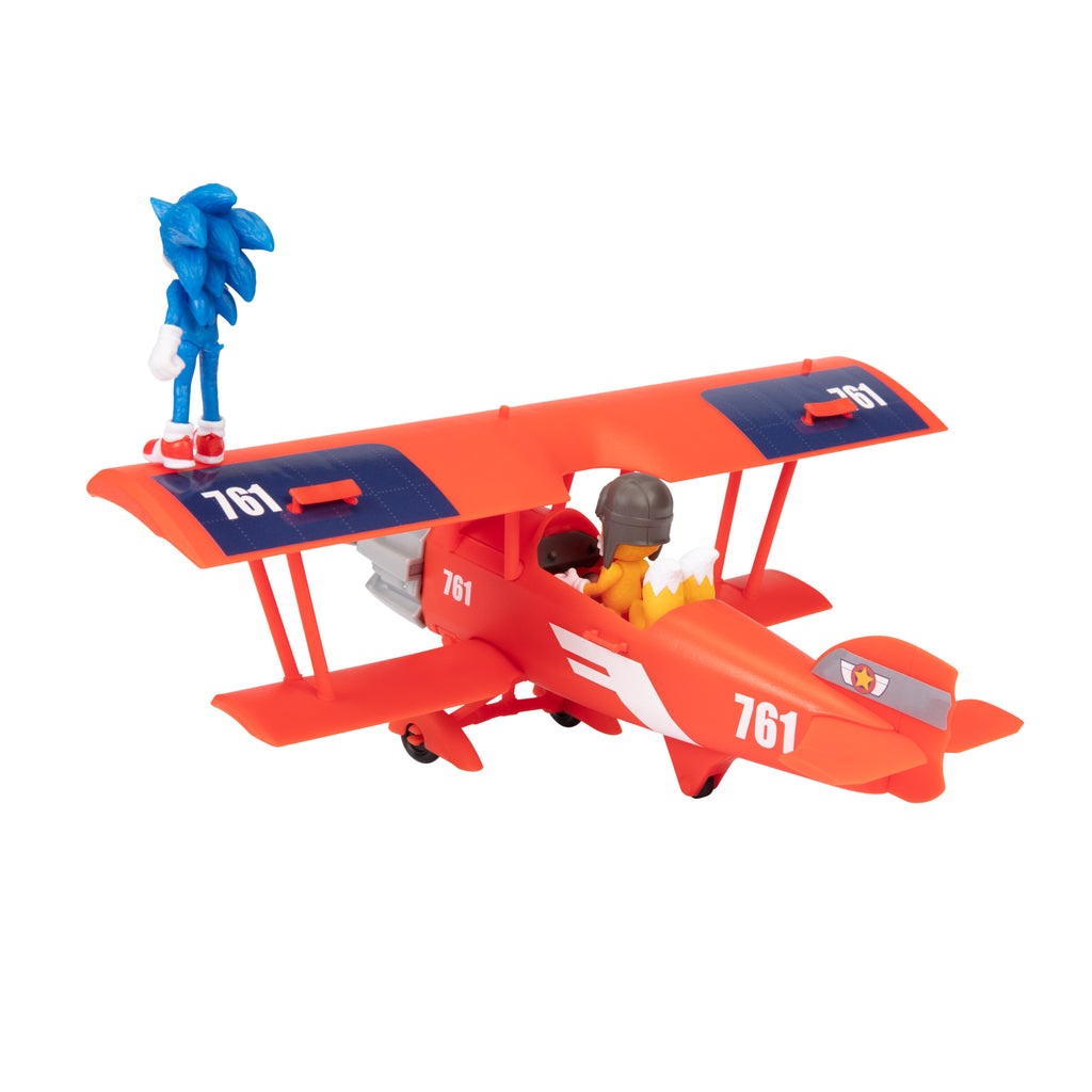 Sonic 2 the Hedgehog The Movie Tornado Biplane Playset