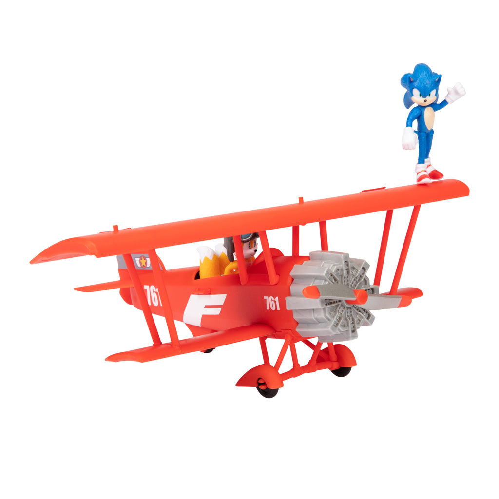 Sonic 2 the Hedgehog The Movie Tornado Biplane Playset