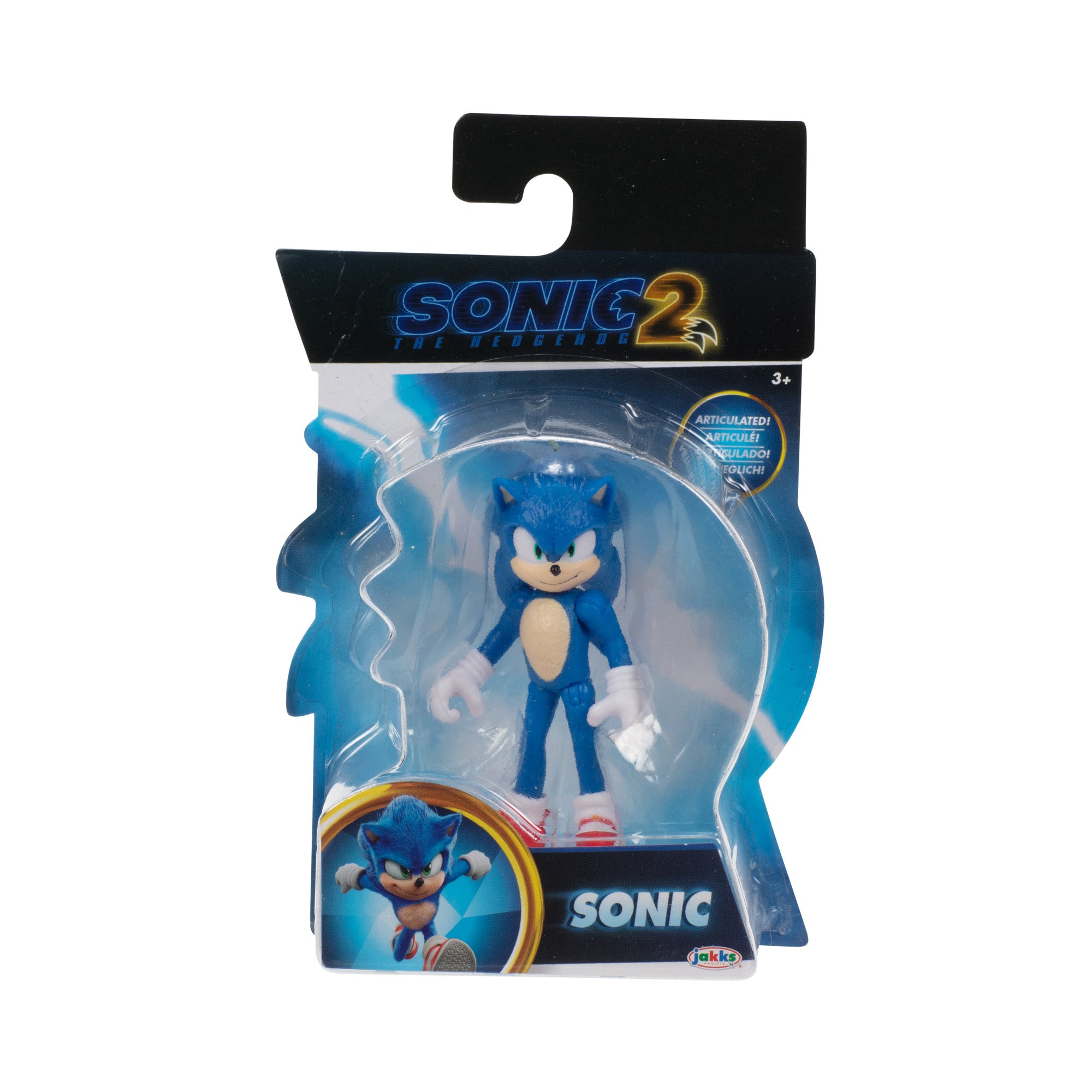 Boneco Sonic Metal - Sonic The Hedgehog - Sega - Fun