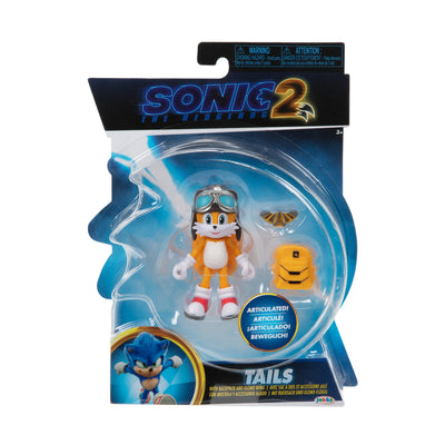 Sonic 2 The Hedgehog 4-inch Tails with Backpack and Gizmo Wing