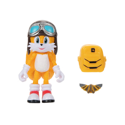 Sonic 2 The Hedgehog 4-inch Tails with Backpack and Gizmo Wing