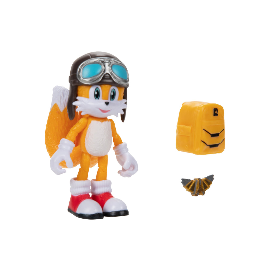 Sonic 2 The Hedgehog 4-inch Tails with Backpack and Gizmo Wing