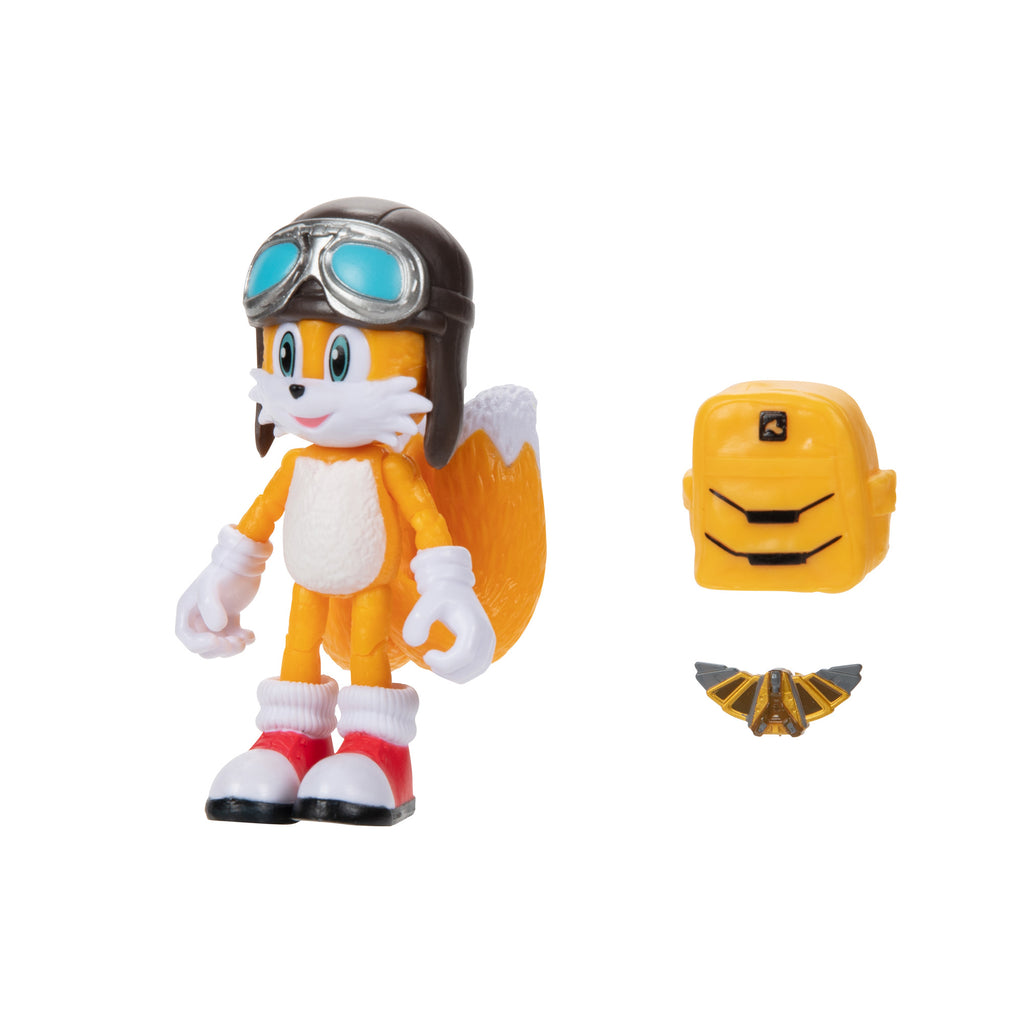 Sonic 2 The Hedgehog 4-inch Tails with Backpack and Gizmo Wing