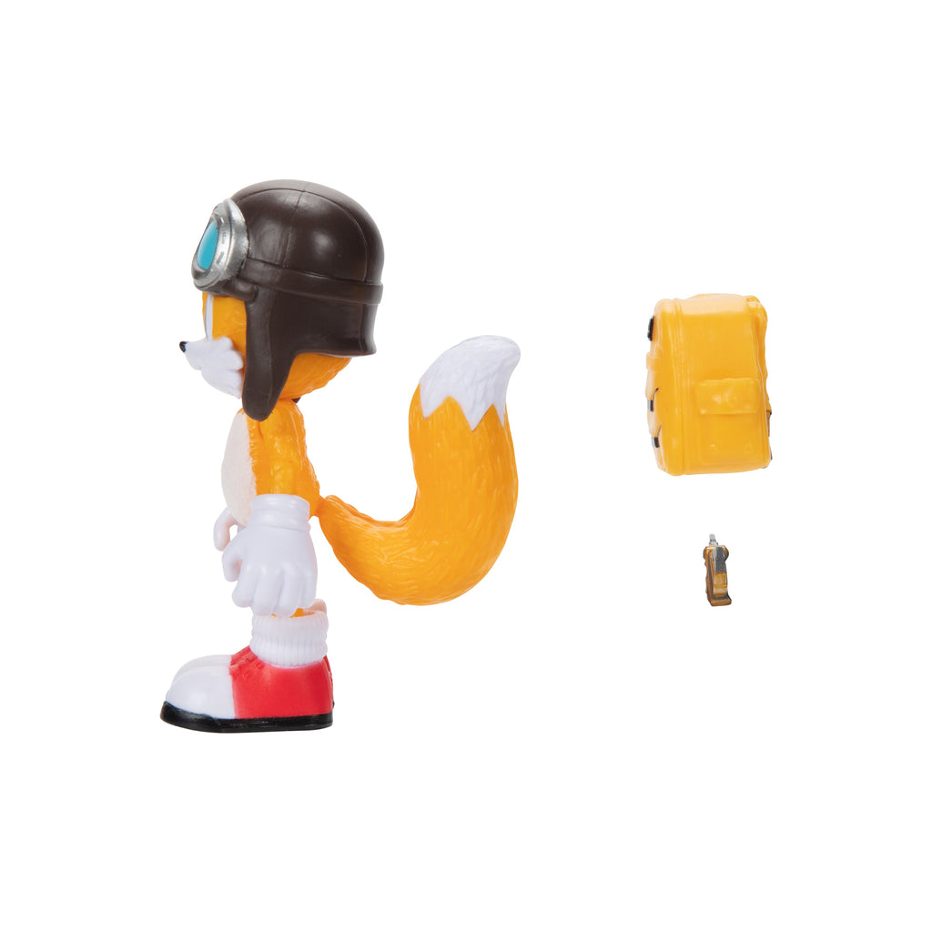 Sonic 2 The Hedgehog 4-inch Tails with Backpack and Gizmo Wing