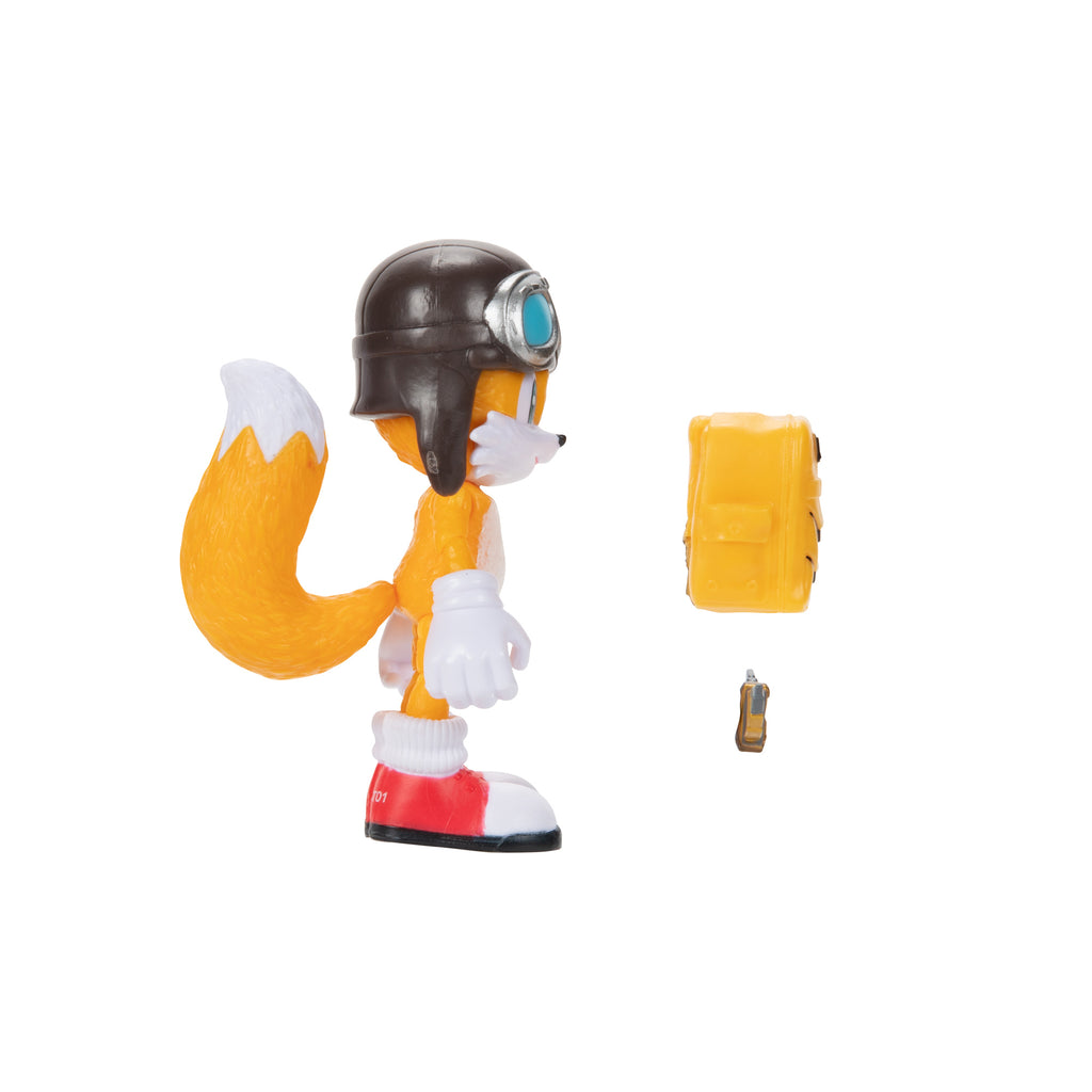 Sonic 2 The Hedgehog 4-inch Tails with Backpack and Gizmo Wing