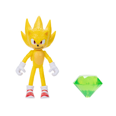 Sonic 2 The Hedgehog 4-inch Super Sonic with Master Emerald Accessory
