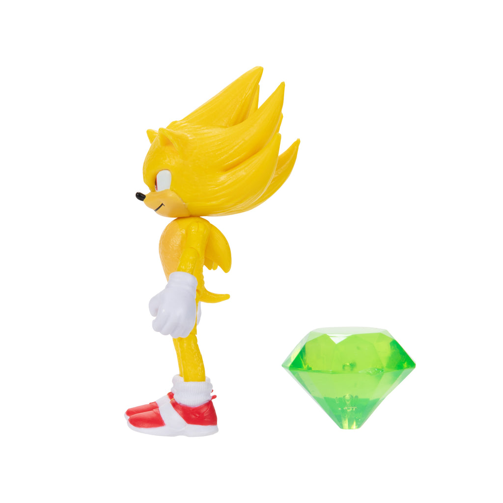 Sonic 2 The Hedgehog 4-inch Super Sonic with Master Emerald Accessory