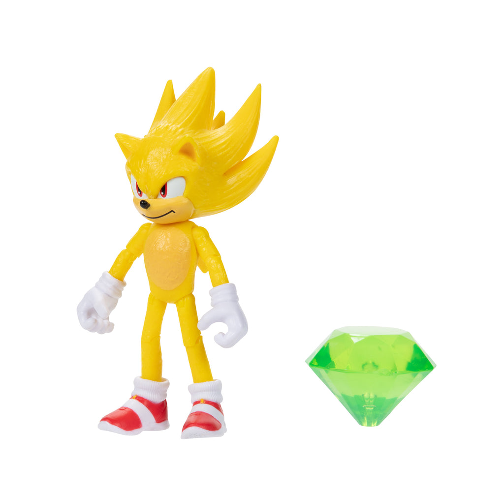 Sonic 2 The Hedgehog 4-inch Super Sonic with Master Emerald Accessory