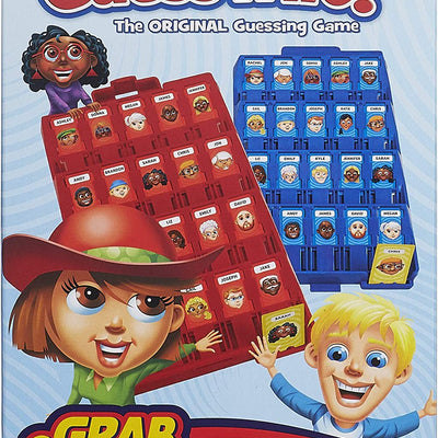 Hasbro Gaming Guess Who? Grab and Go Game, Portable 2-Player Game