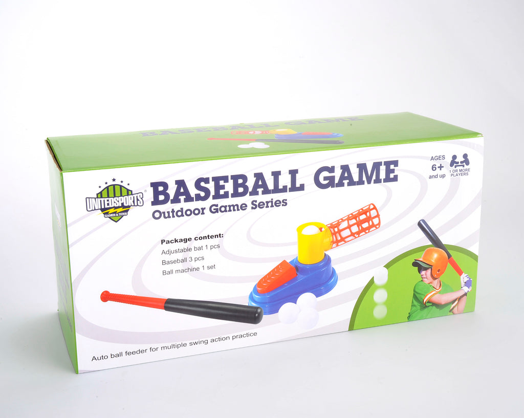 United Sports Baseball Launch Game Set, Auto Ball Feeder