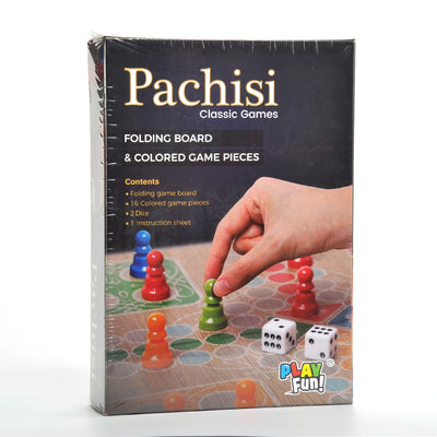 PlayFun Pachisi Classic Board Game, Ages 6+
