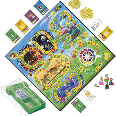 Hasbro Gaming The Game of Life Super Mario Edition Board Game for Kids Ages 8 and Up, Play Minigames, Collect Stars, Battle Bowser