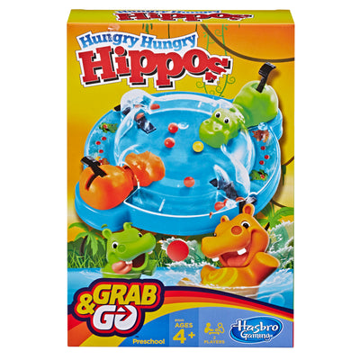 Elefun & Friends Hungry Hungry Hippos Grab & Go Game Portable