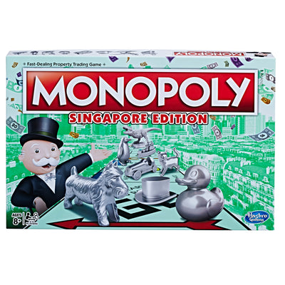 Monopoly Classic Singapore Edition Fast-dealing Property Trading Game