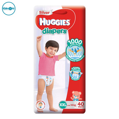 Huggies Silver Diapers (XXL)