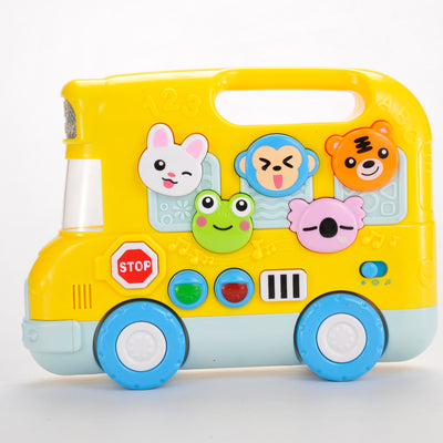 Vigo Animal School Bus Baby Sensory Toys