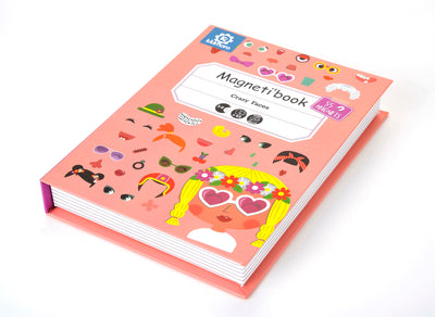 Kidmoro 55 Pcs. Magnetic Playbook Crazy Faces Theme Puzzle