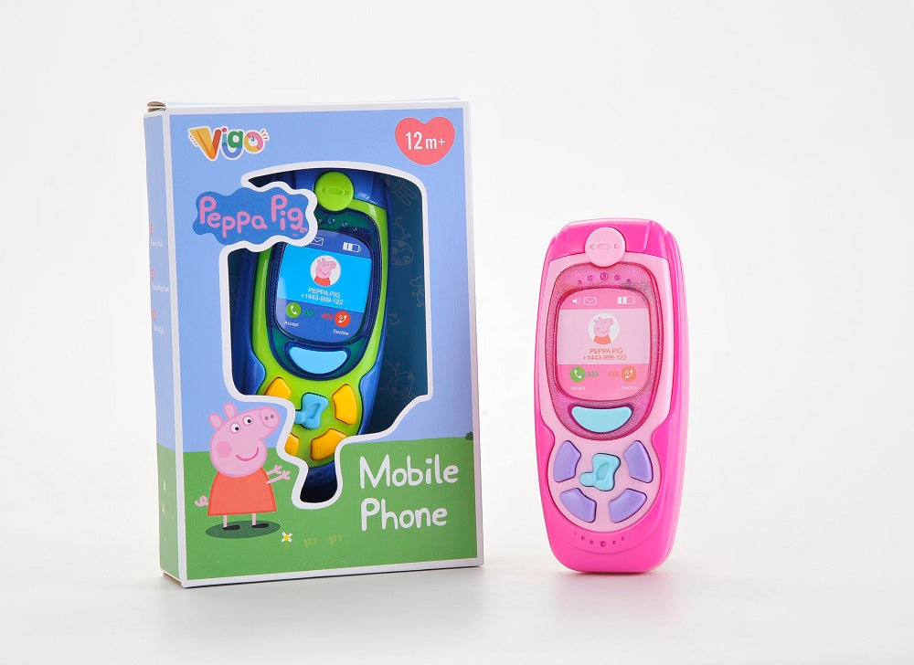 Vigo Peppa Pig Mobile Phone Baby Toys