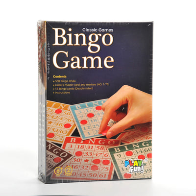 PlayFun Bingo Classic Game, 2 Players, Ages 6+