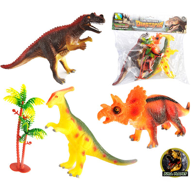 Dinotopia - 4-in-1 Assorted Dinosaur in a Pouch